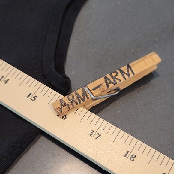 Knit Chic sz S black top/ blouse - Picture 5 of 8